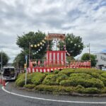 江戸川台納涼祭のステージ・やぐら